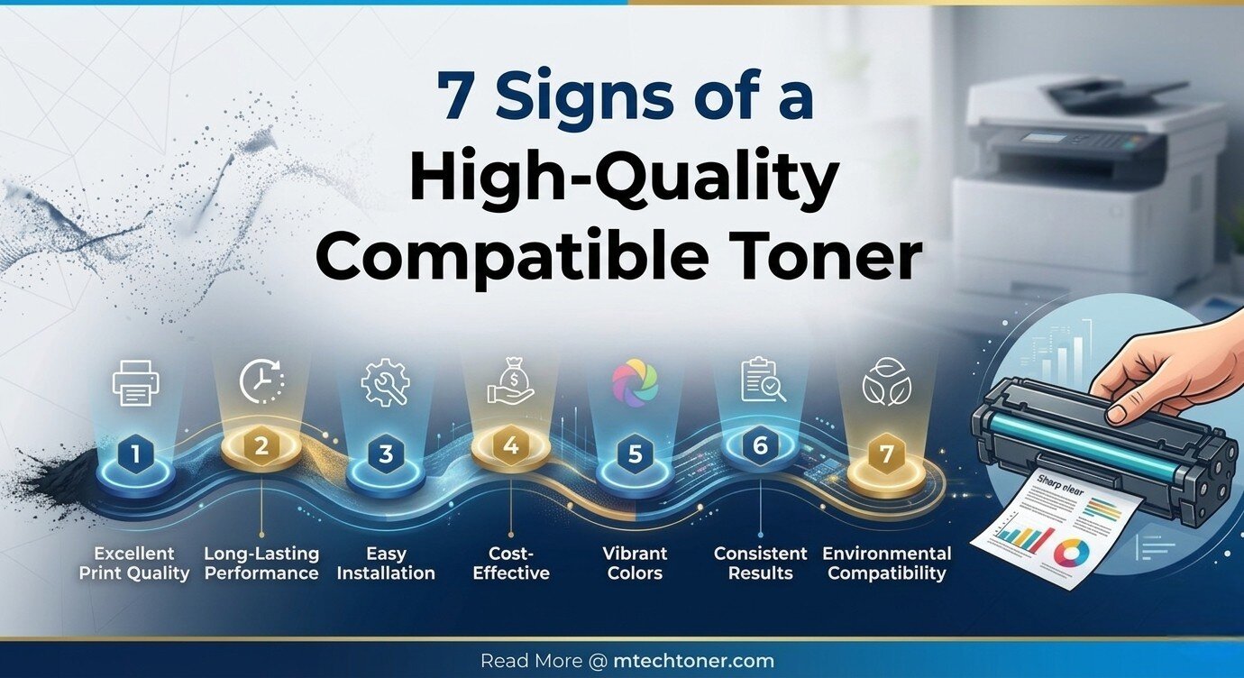 7 Signs of a High-Quality Compatible Toner