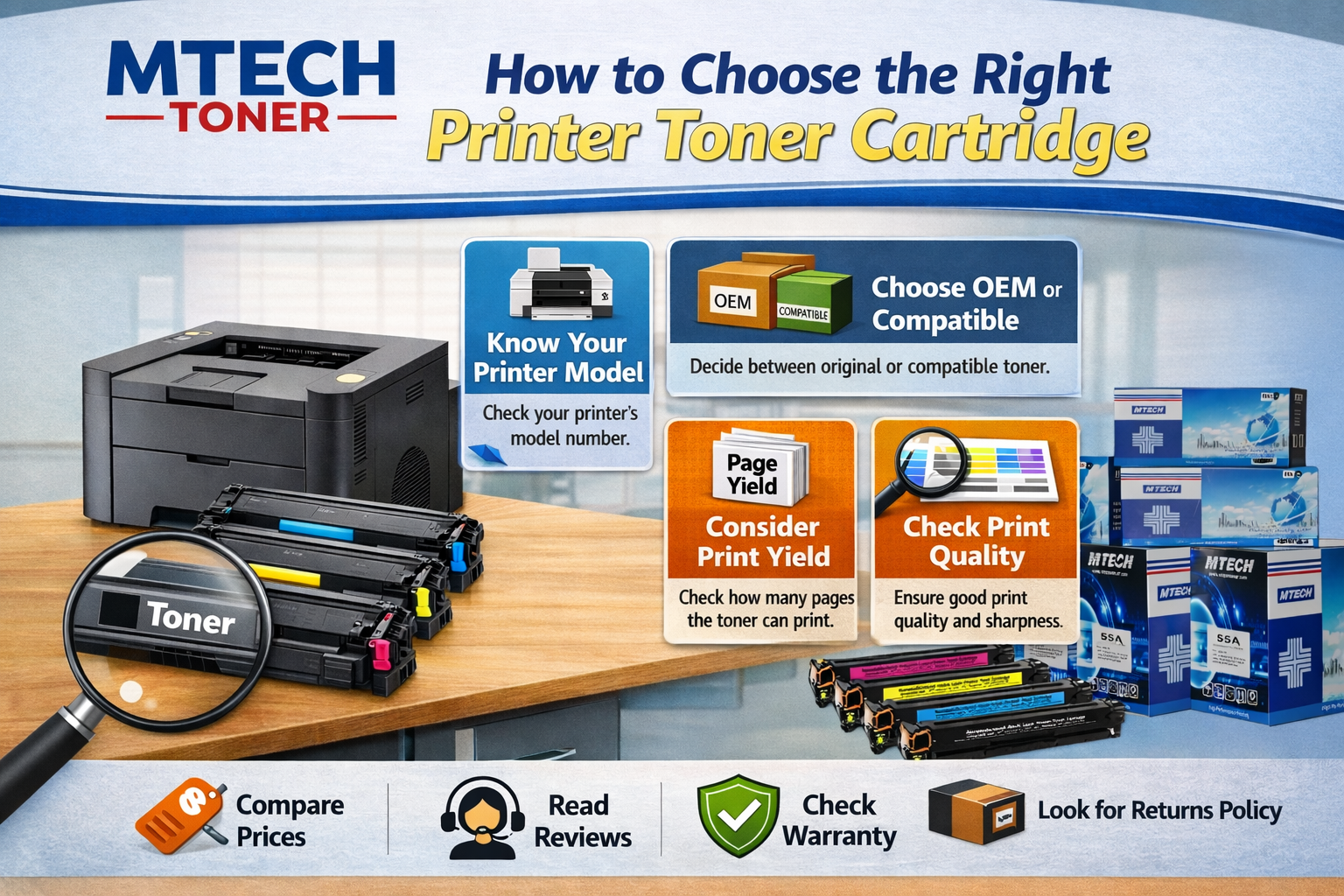 How to Choose the Right Printer Toner Cartridge 